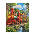 Scenic Vintage Train Kids Puzzle — 110 or 252-Piece Jigsaw