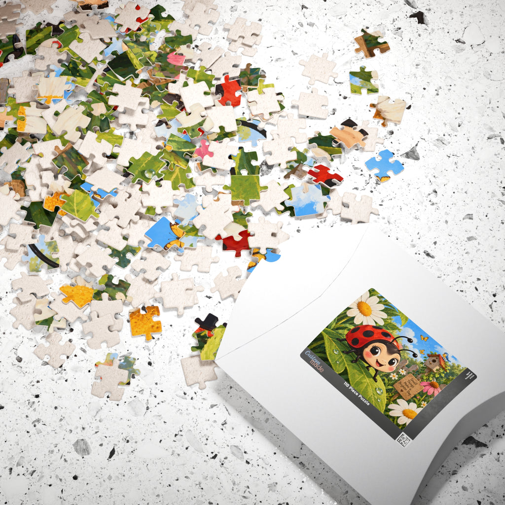 Little Ladybug Garden Kids Puzzle | Ages 3–5 | 110 Pieces