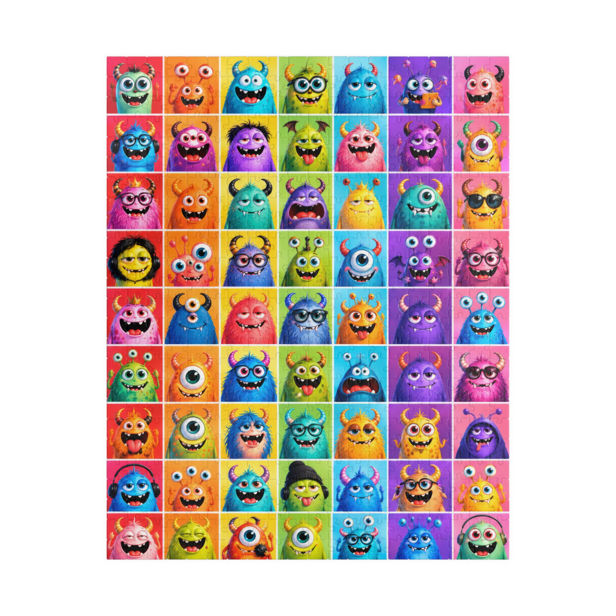 Monster Mash-Up | Colorful 520-Piece Jigsaw Puzzle