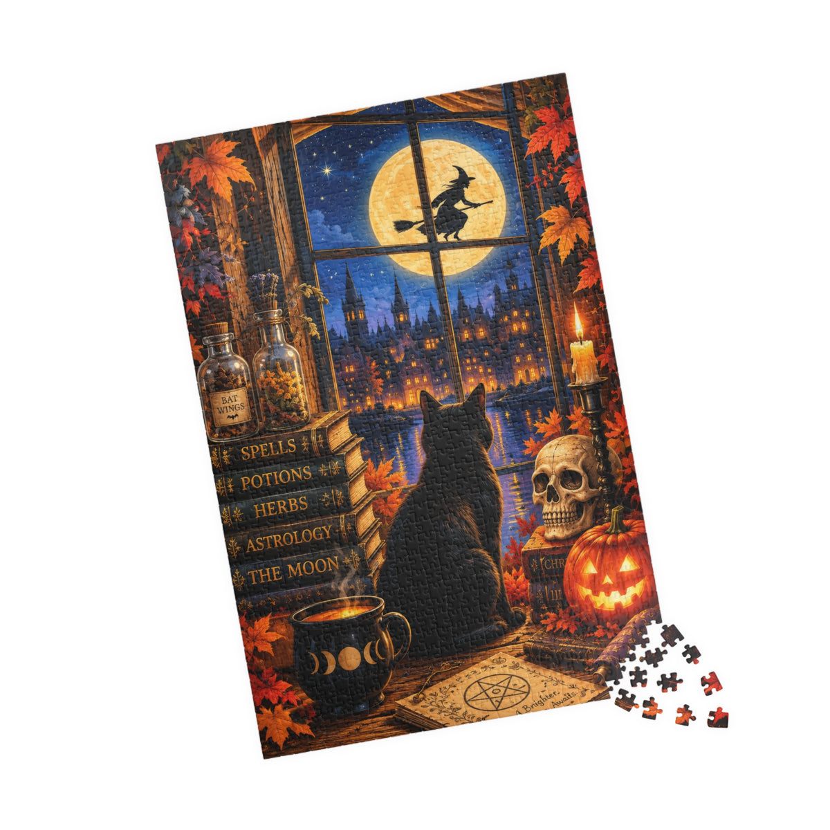 The Witch’s Window | Halloween 1,014-Piece Jigsaw Puzzle