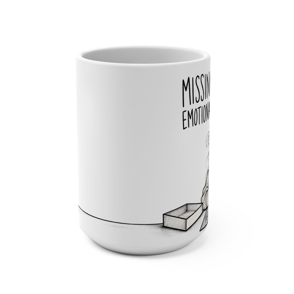 Missing One Piece, Emotionally Unavailable Mug – Funny Jigsaw Puzzle Lover Mug, 15 oz
