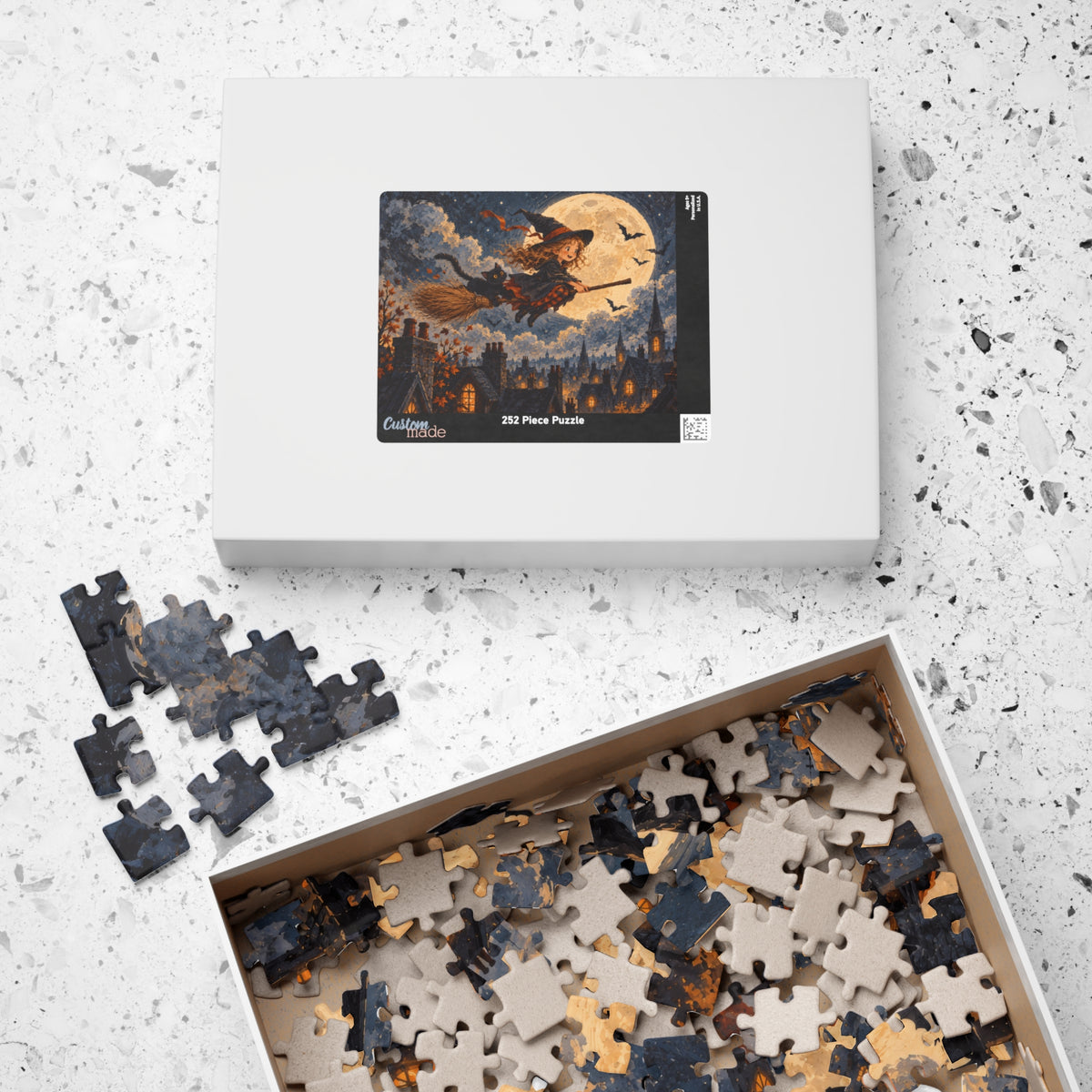 The Witch’s First Flight Jigsaw Puzzle | Kids Halloween Puzzle | 252 Pieces