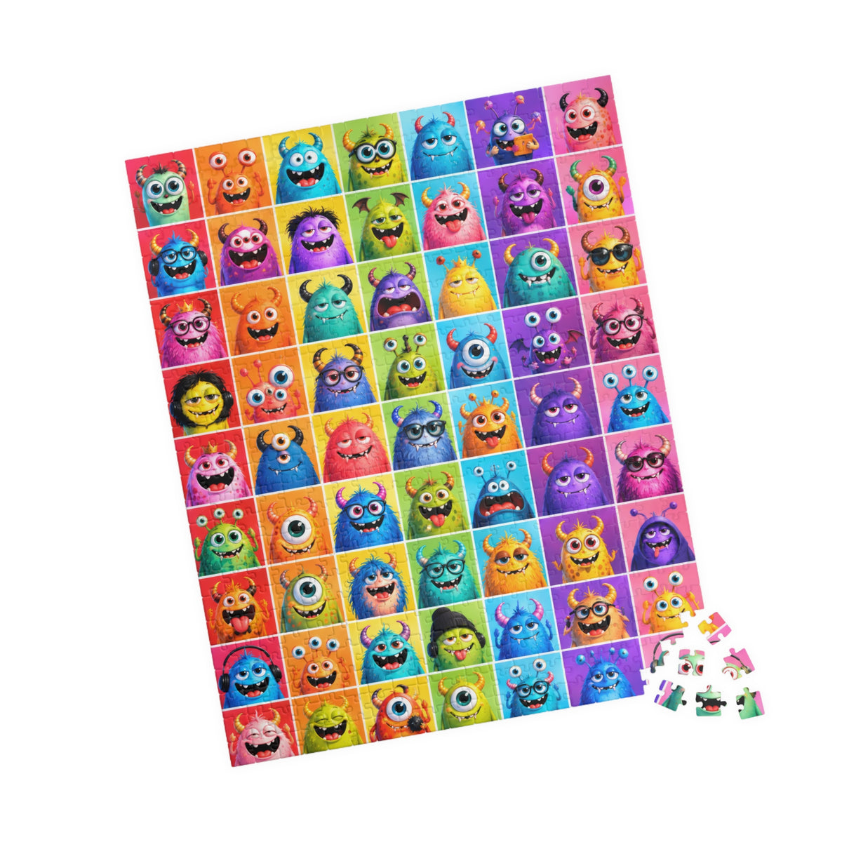 Monster Mash-Up | Colorful 520-Piece Jigsaw Puzzle