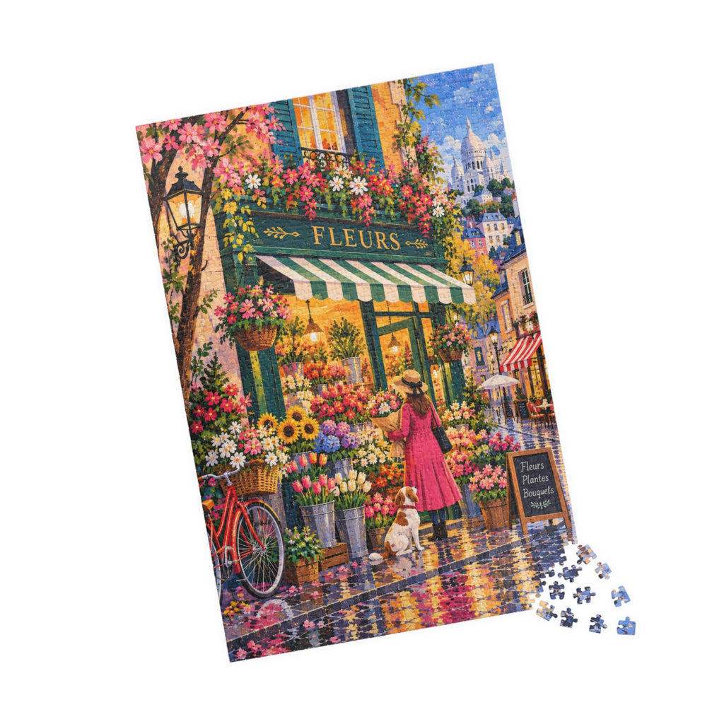 Paris in Bloom Flower Shop Jigsaw Puzzle | 1,014 Pieces