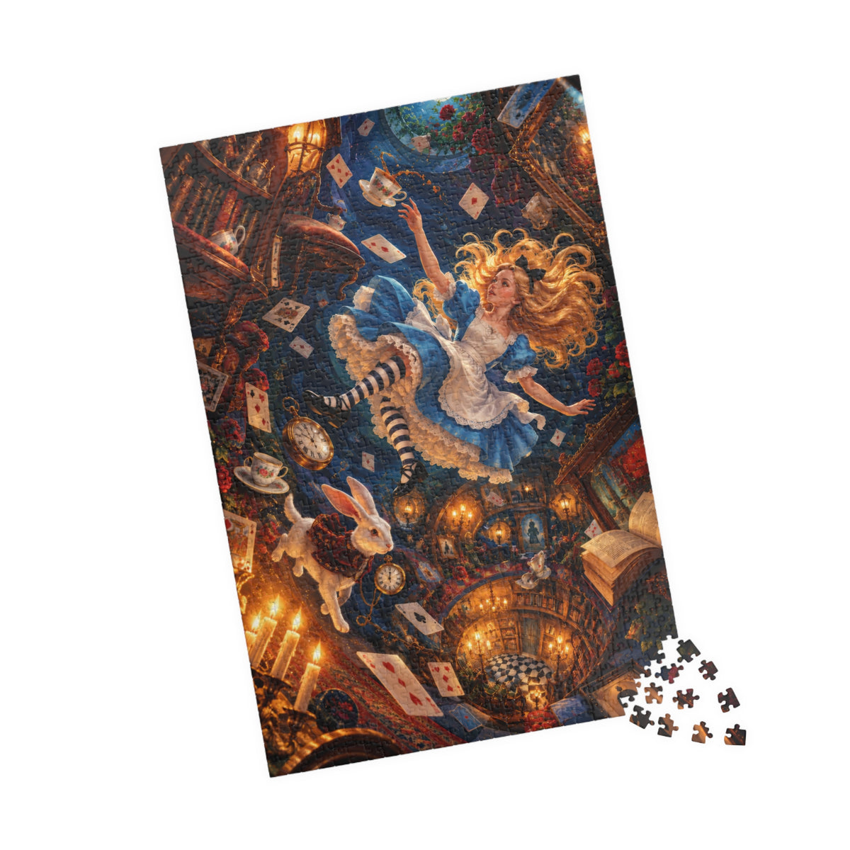 Down the Rabbit Hole | Alice in Wonderland Jigsaw Puzzle | 520 & 1014-Piece Jigsaw