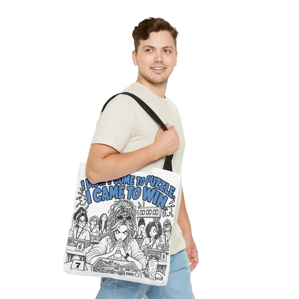 I Didn’t Come to Puzzle, I Came to Win | Speed Puzzling Tote Bag