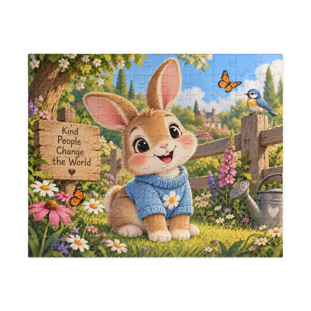 Little Bunny Garden Kids Puzzle | Ages 3–5 | 110 Pieces