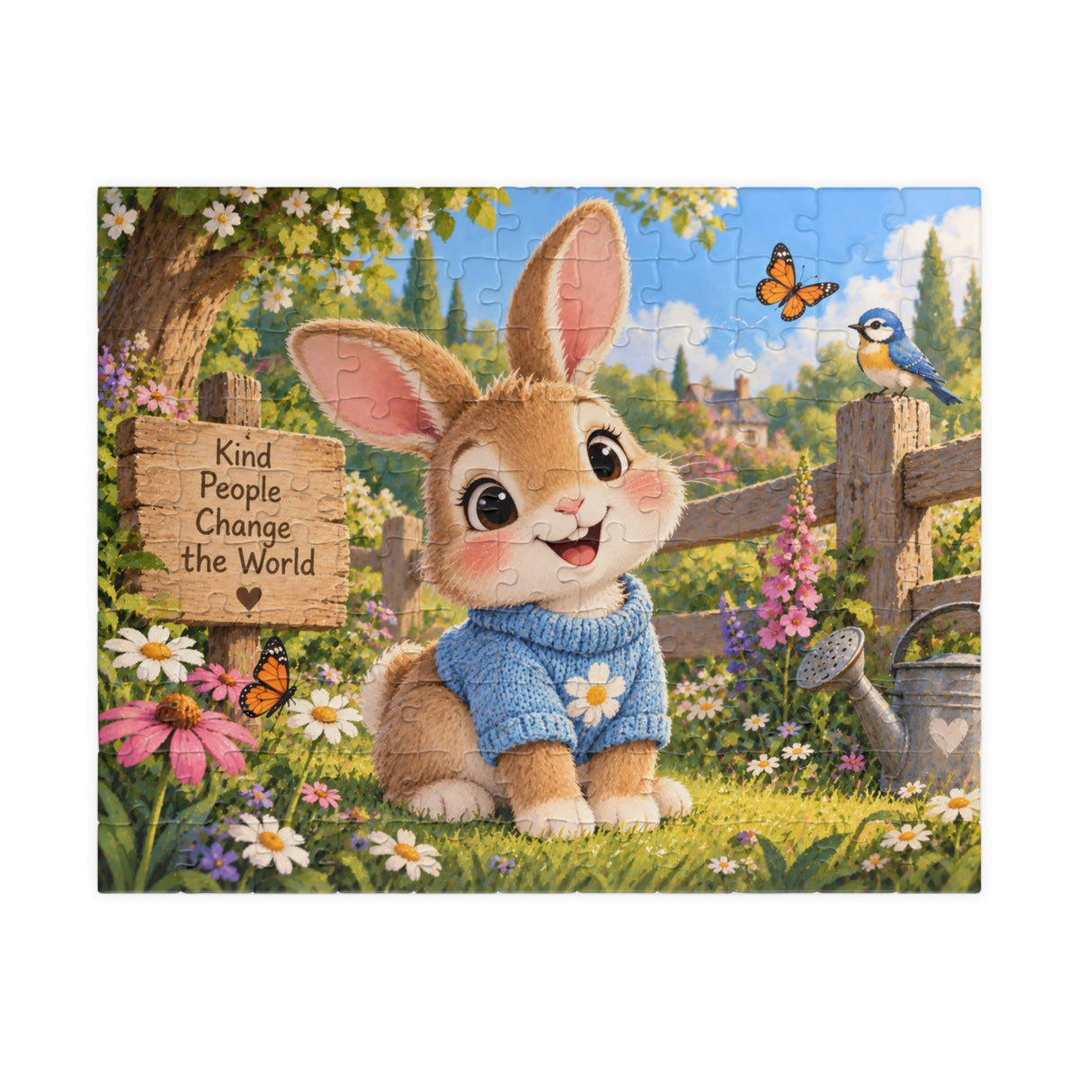 Little Bunny Garden Kids Puzzle | Ages 3–5 | 110 Pieces