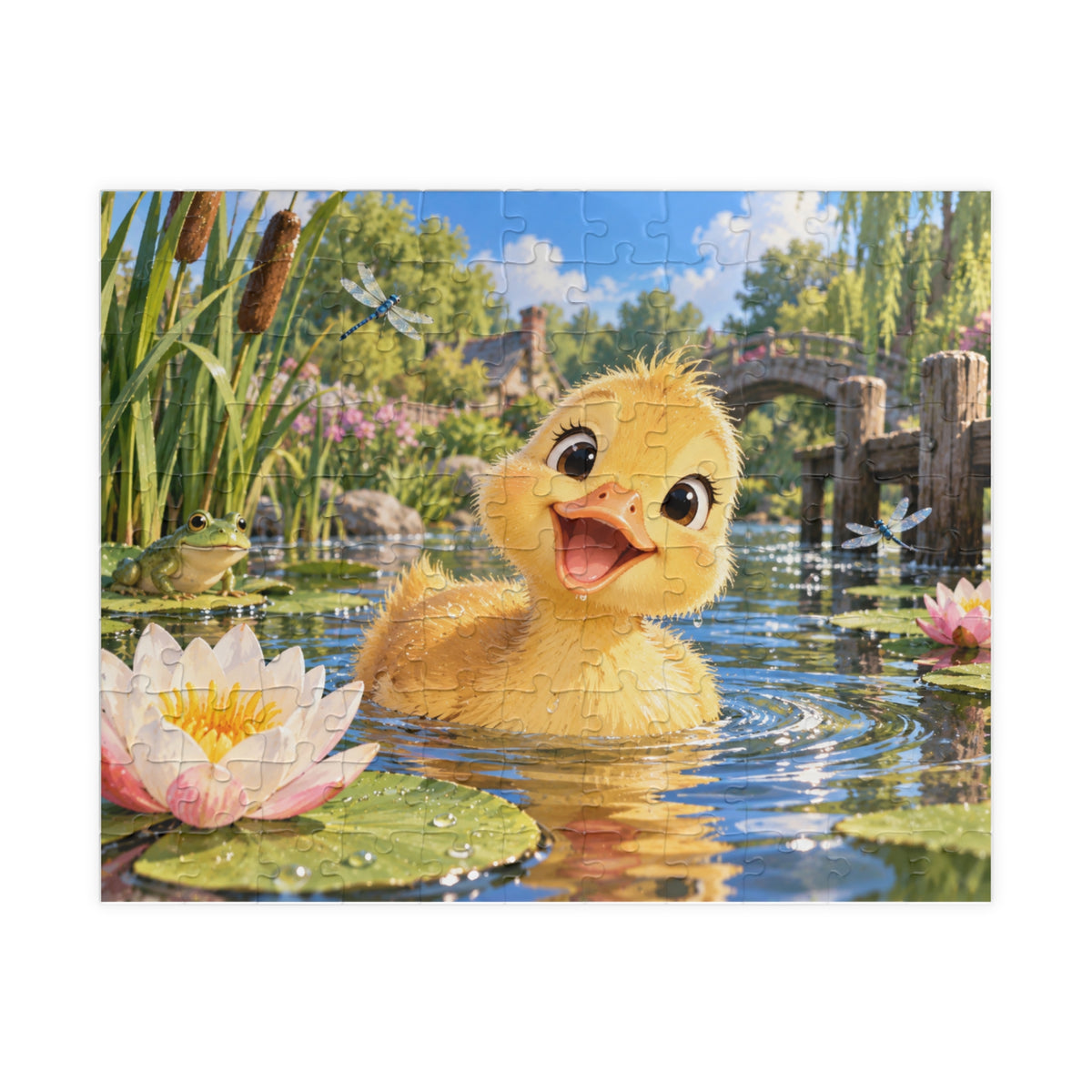 Little Duckling Pond Kids Puzzle | Ages 3–5 | 110 Pieces