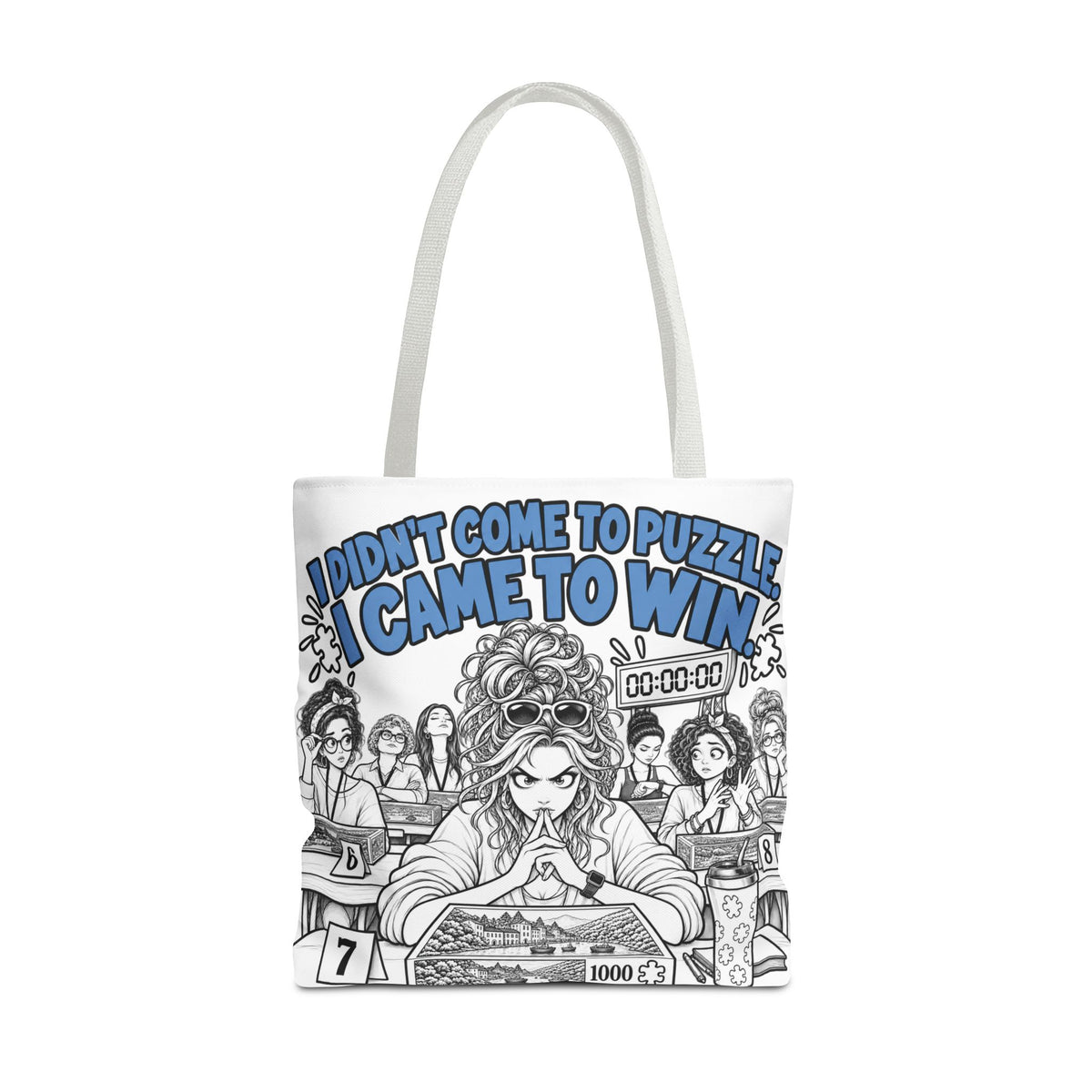I Didn’t Come to Puzzle, I Came to Win | Speed Puzzling Tote Bag