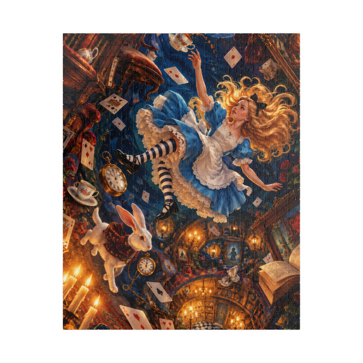 Down the Rabbit Hole | Alice in Wonderland Jigsaw Puzzle | 520 & 1014-Piece Jigsaw