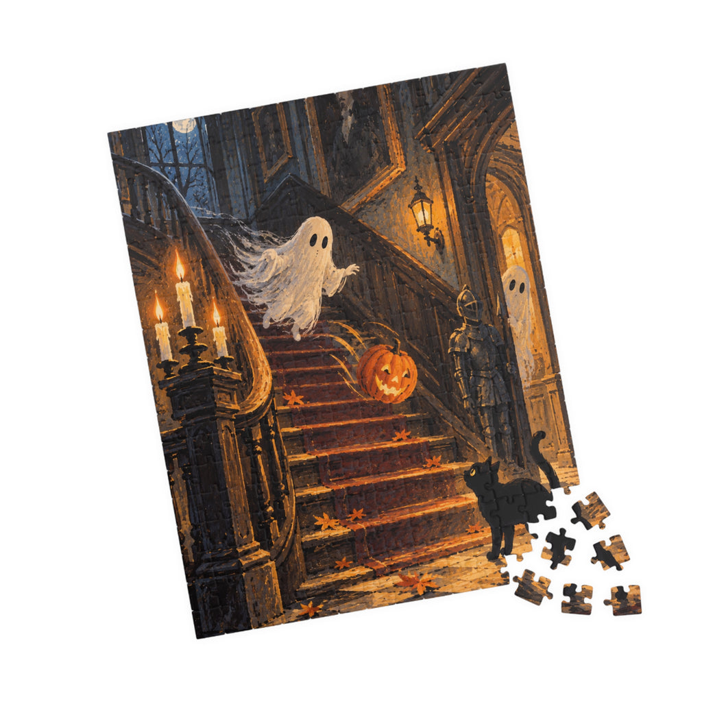 Midnight Mischief Jigsaw Puzzle | Kids Halloween Ghost Puzzle | 252 Pieces