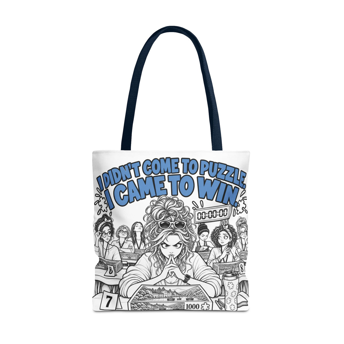 I Didn’t Come to Puzzle, I Came to Win | Speed Puzzling Tote Bag