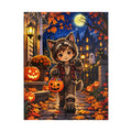 Cute Halloween Kid in Costume Puzzle — Autumn Night Jigsaw (252 pcs)