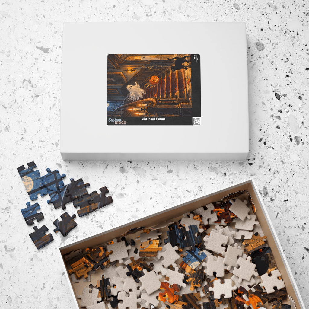 Midnight Mischief Jigsaw Puzzle | Kids Halloween Ghost Puzzle | 252 Pieces