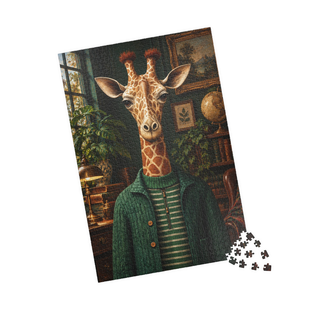 Mr. Tallis the Giraffe | The Distinguished Animal Society | 1,014-Piece Adult Jigsaw Puzzle
