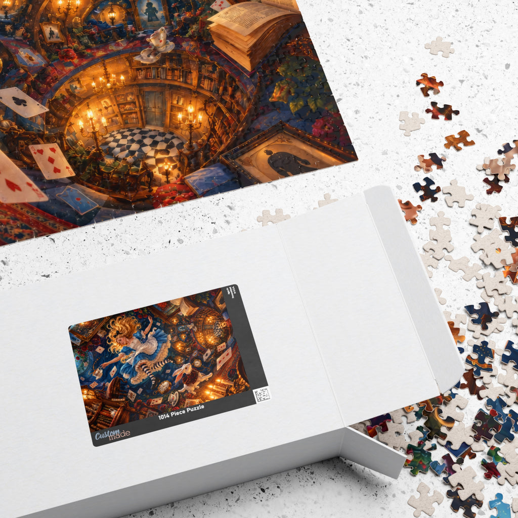 Down the Rabbit Hole | Alice in Wonderland Jigsaw Puzzle | 520 & 1014-Piece Jigsaw