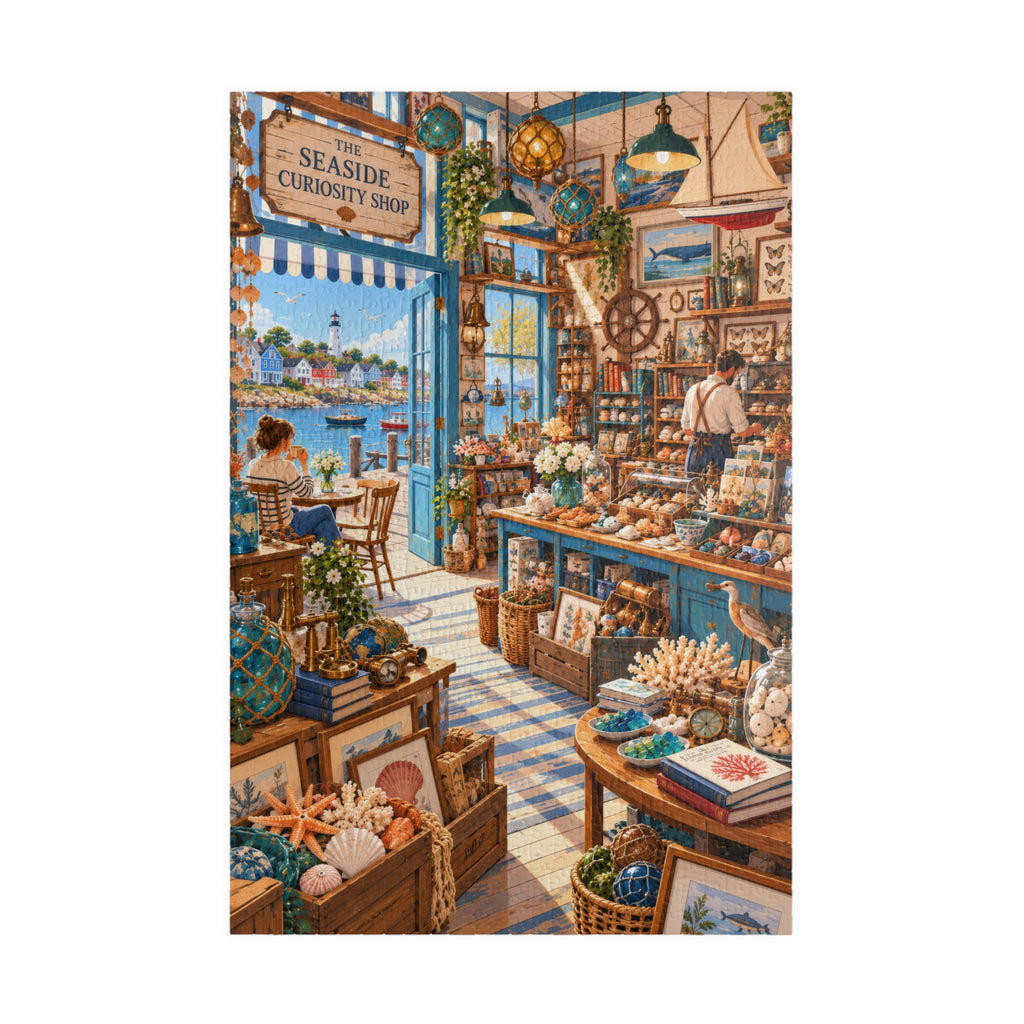 The Seaside Curiosity Shop Jigsaw Puzzle | Coastal Treasure Shop