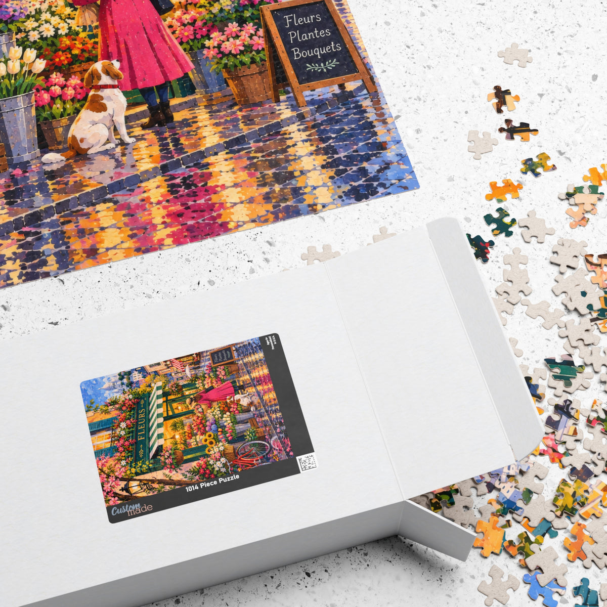 Paris in Bloom Flower Shop Jigsaw Puzzle | 1,014 Pieces