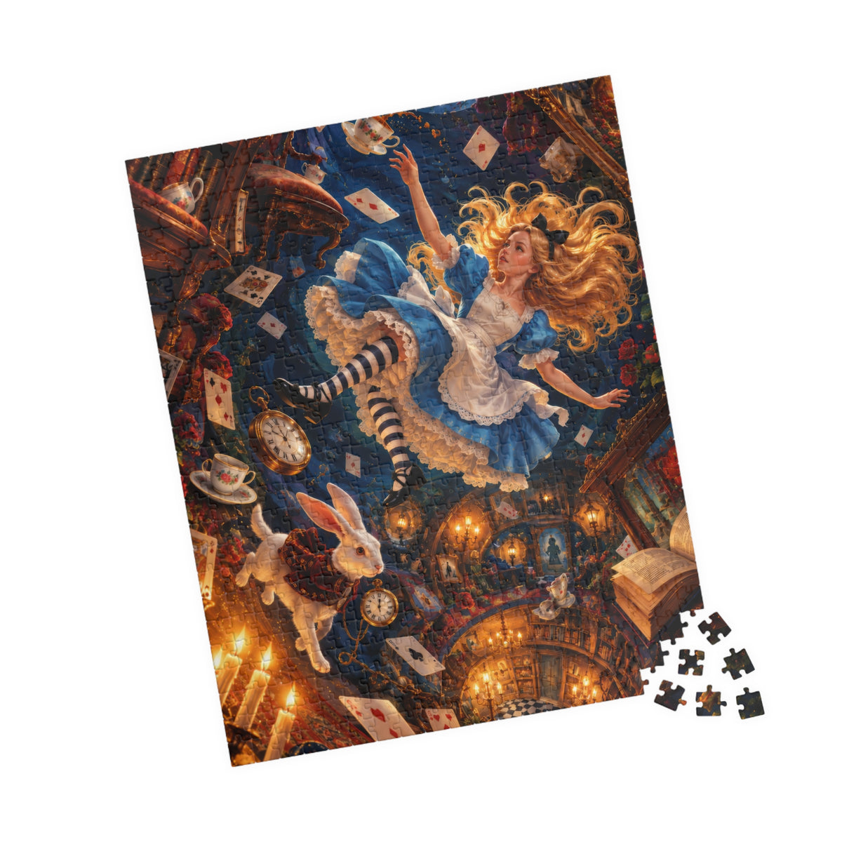 Down the Rabbit Hole | Alice in Wonderland Jigsaw Puzzle | 520 & 1014-Piece Jigsaw