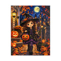 Halloween Witch Girl Puzzle — Cute Trick-or-Treat 520-Piece Jigsaw