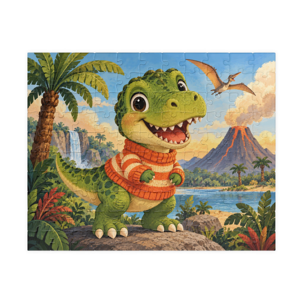 Baby T-Rex Adventure Kids Puzzle | Ages 3–5 | 110 Pieces