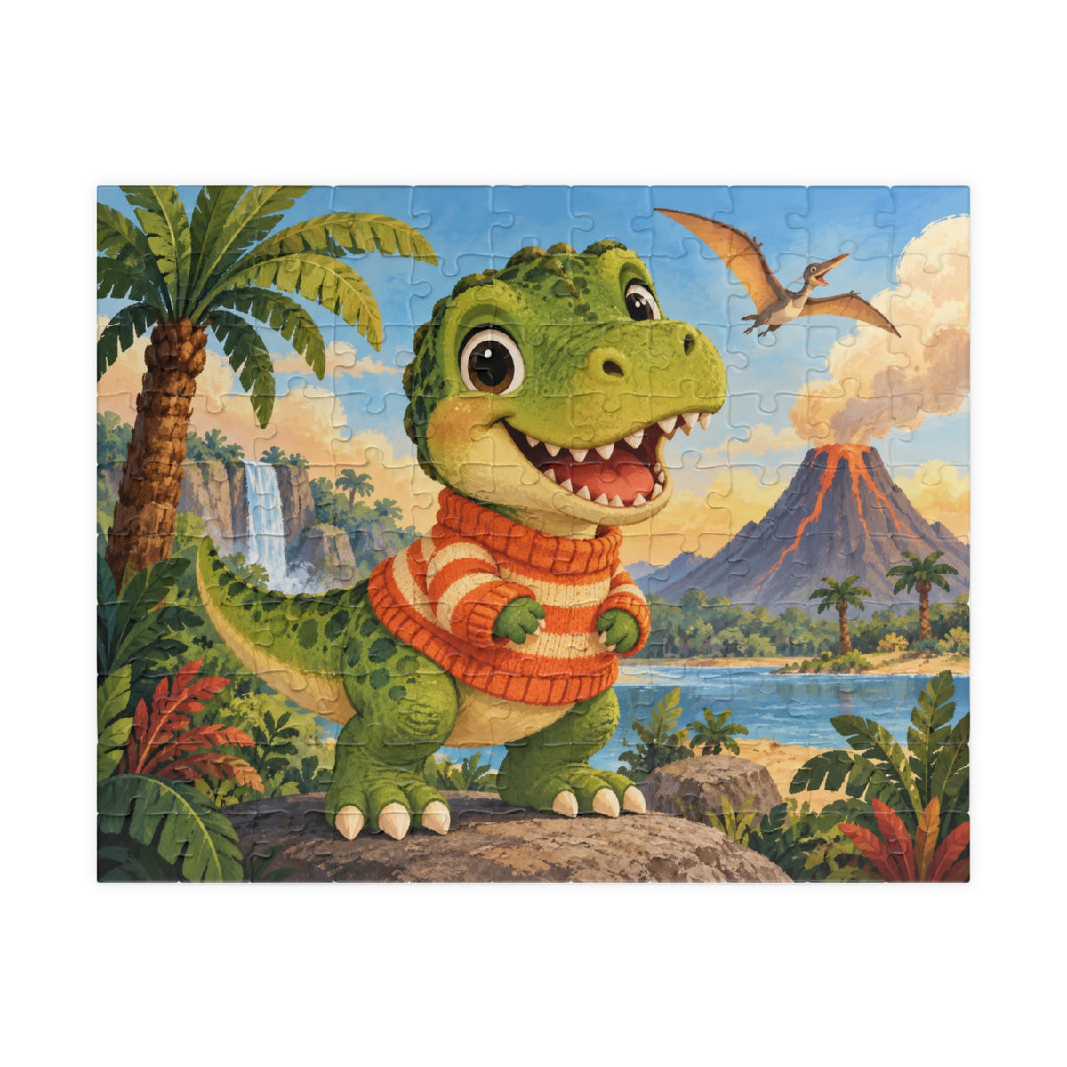 Baby T-Rex Adventure Kids Puzzle | Ages 3–5 | 110 Pieces