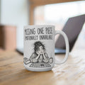 Missing One Piece, Emotionally Unavailable Mug – Funny Jigsaw Puzzle Lover Mug, 15 oz
