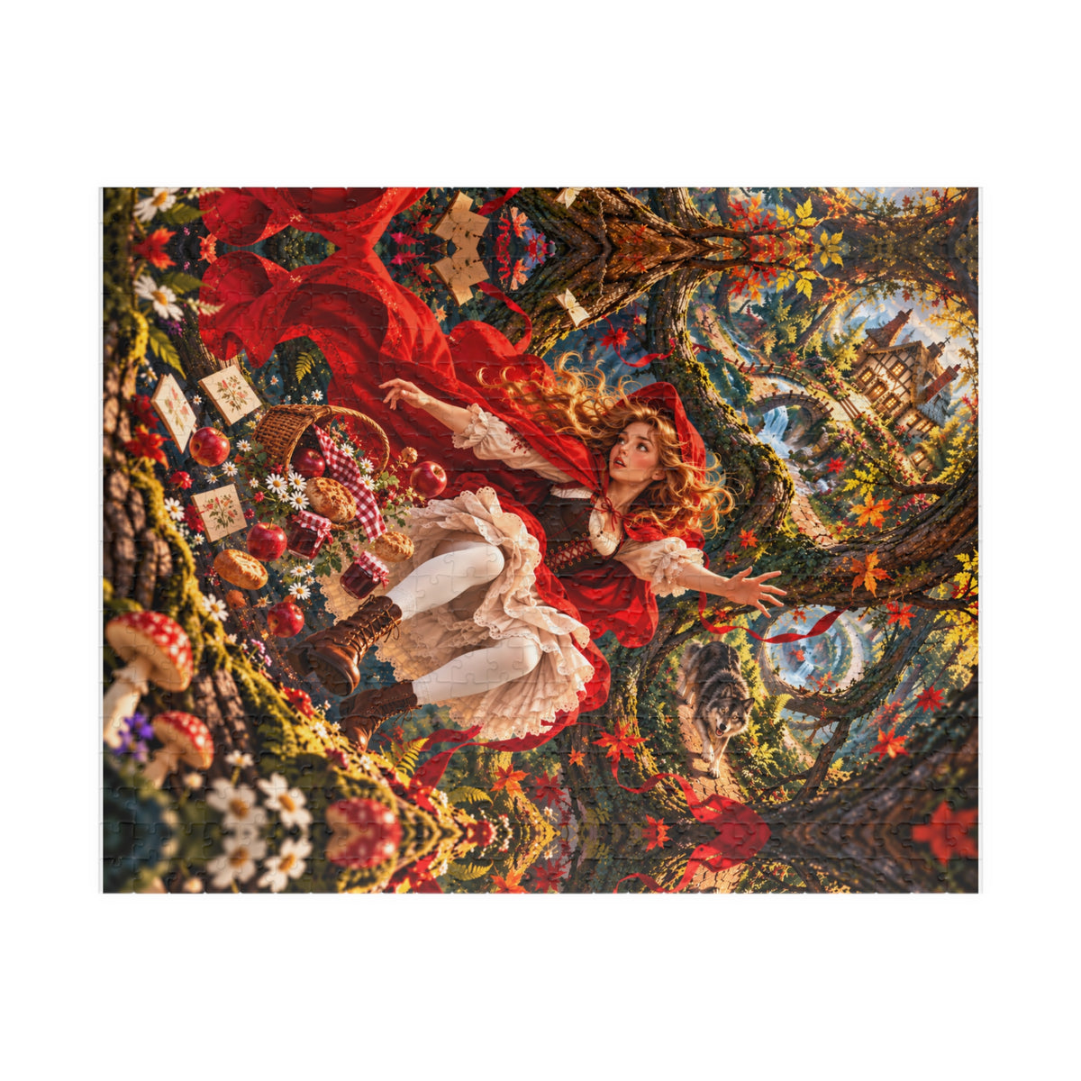 Little Red Riding Hood: Through the Forest 520-Piece Jigsaw Puzzle