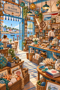The Seaside Curiosity Shop Jigsaw Puzzle | Coastal Treasure Shop