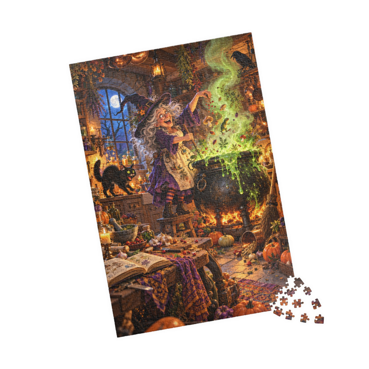 The Potion Disaster Halloween Witch Puzzle