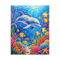 Dolphin Reef Jigsaw Puzzle — Colorful Underwater Sea Life Puzzle (110/252 pcs)