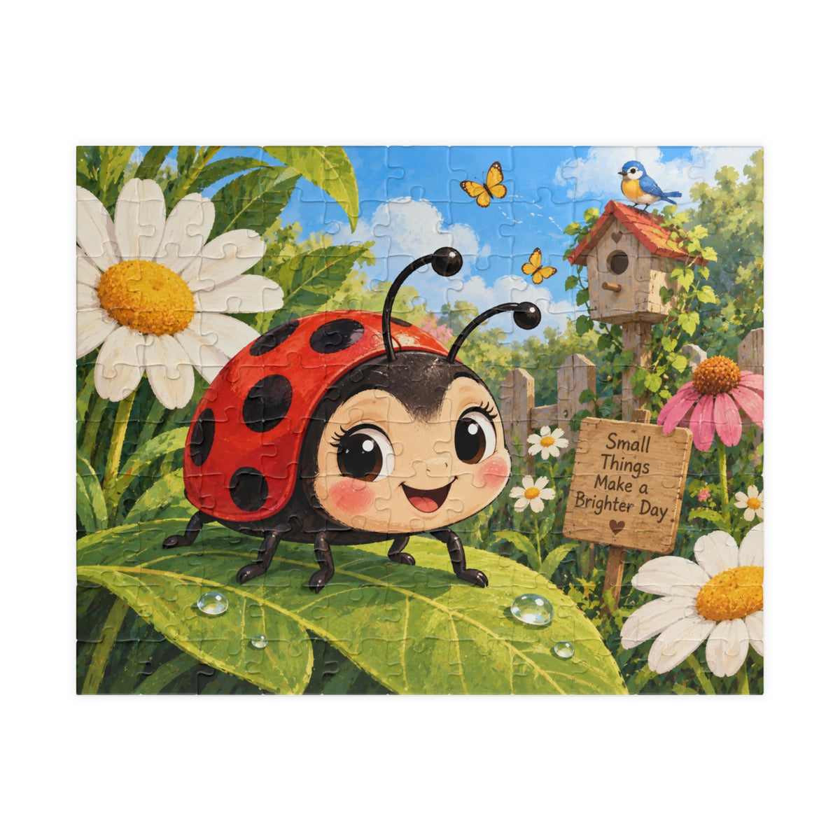 Little Ladybug Garden Kids Puzzle | Ages 3–5 | 110 Pieces