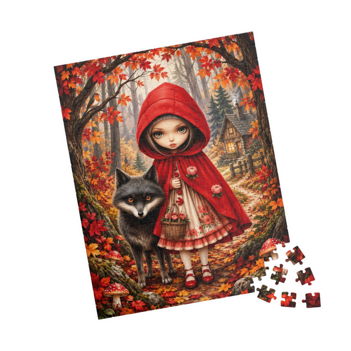 Little Red Riding Hood Puzzle | Enchanted Forest Jigsaw | 252 Pieces