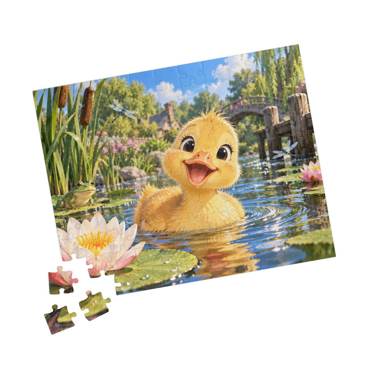 Little Duckling Pond Kids Puzzle | Ages 3–5 | 110 Pieces