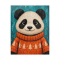 Panda in an Orange Sweater Kids Puzzle | The Cozy Critter Club | 252 Pieces