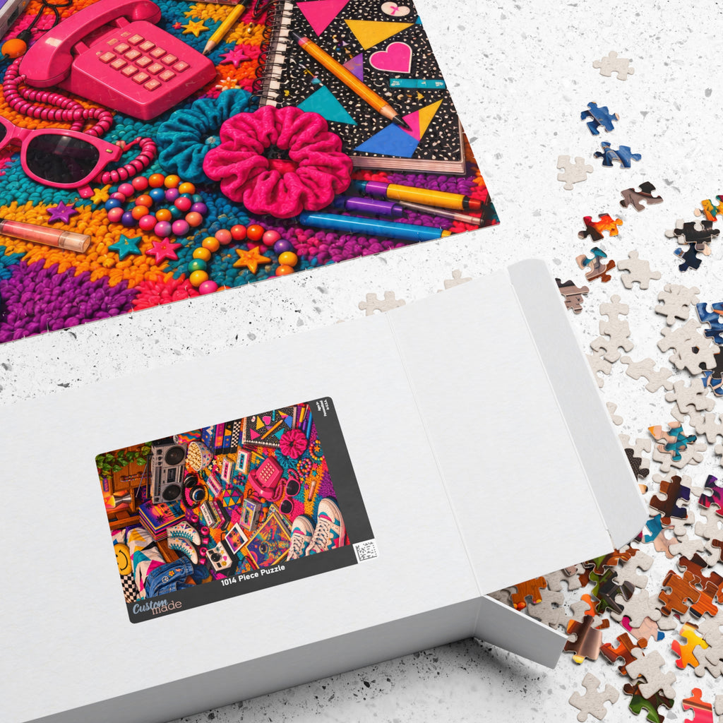 Totally 80s: Retro Nostalgia 1,014-Piece Jigsaw Puzzle