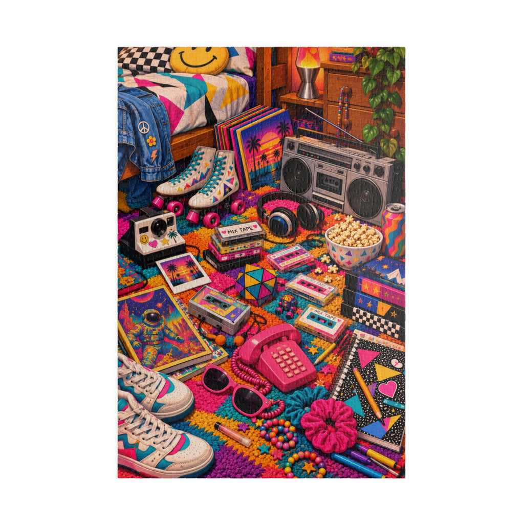 Totally 80s: Retro Nostalgia 1,014-Piece Jigsaw Puzzle