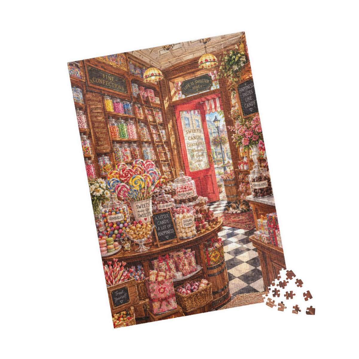 The Old-Fashioned Sweet Shop | Vintage Candy Store Jigsaw Puzzle | 1,014 Pieces
