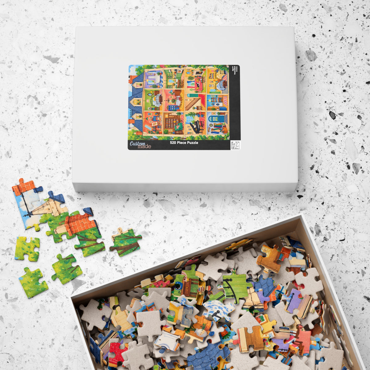 The Little House of Many Rooms Jigsaw Puzzle | Available in 520 Pieces