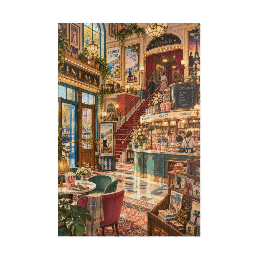 Saturday Matinee | Retro Cinema 1014-Piece Jigsaw Puzzle