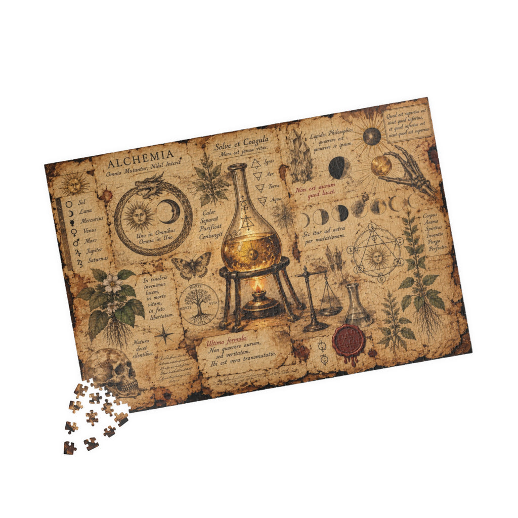 The Alchemist's Archive | Vintage Alchemy & Apothecary Jigsaw Puzzle
