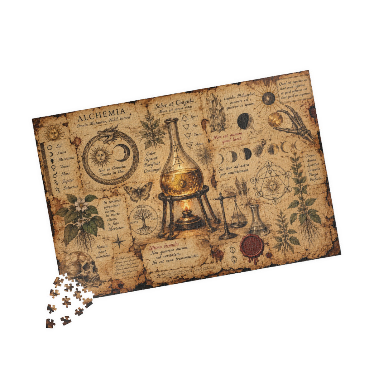 The Alchemist's Archive | Vintage Alchemy & Apothecary Jigsaw Puzzle