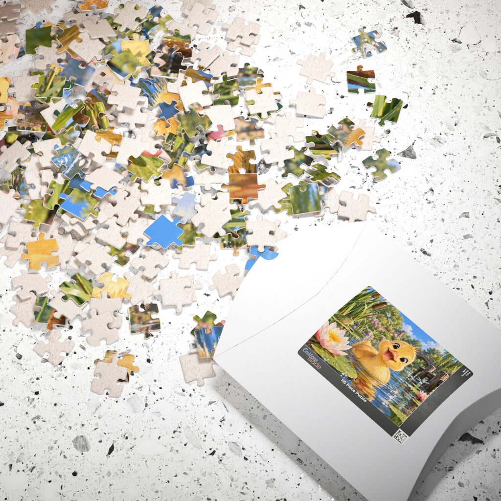 Little Duckling Pond Kids Puzzle | Ages 3–5 | 110 Pieces