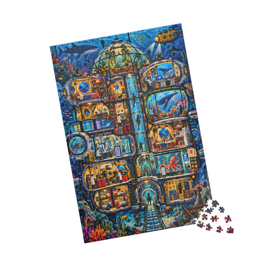 Underwater Research Station – 1,014-Piece Jigsaw Puzzle