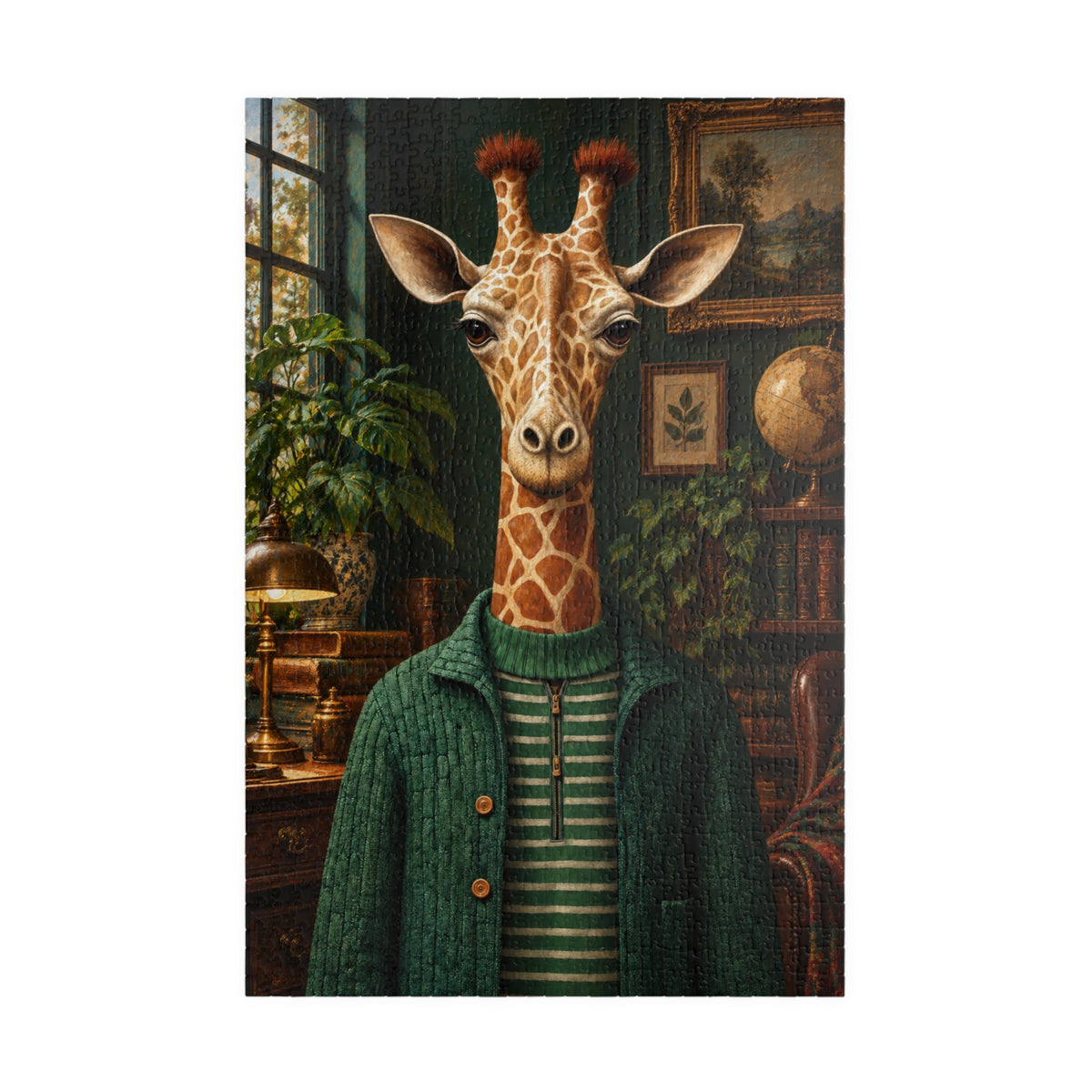 Mr. Tallis the Giraffe | The Distinguished Animal Society | 1,014-Piece Adult Jigsaw Puzzle