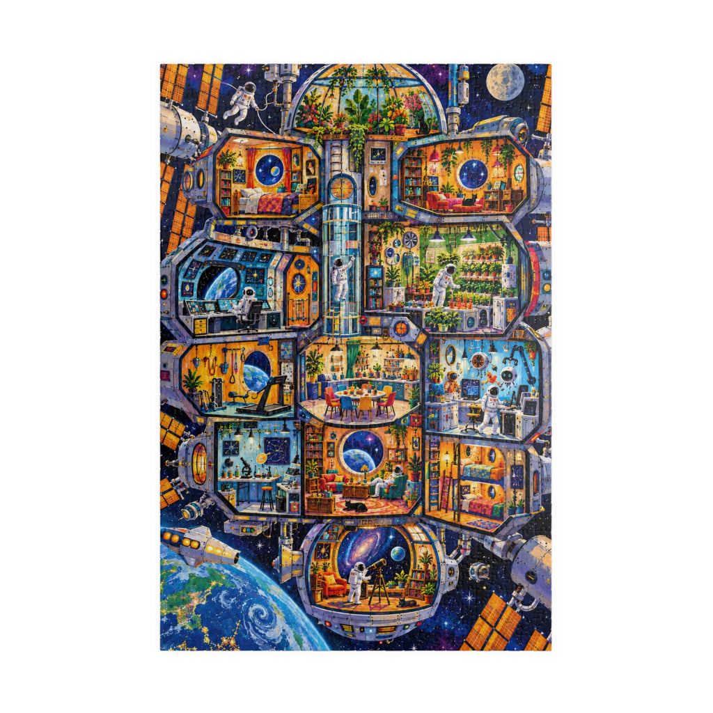 Life Aboard the Space Station – 1,014-Piece Jigsaw Puzzle