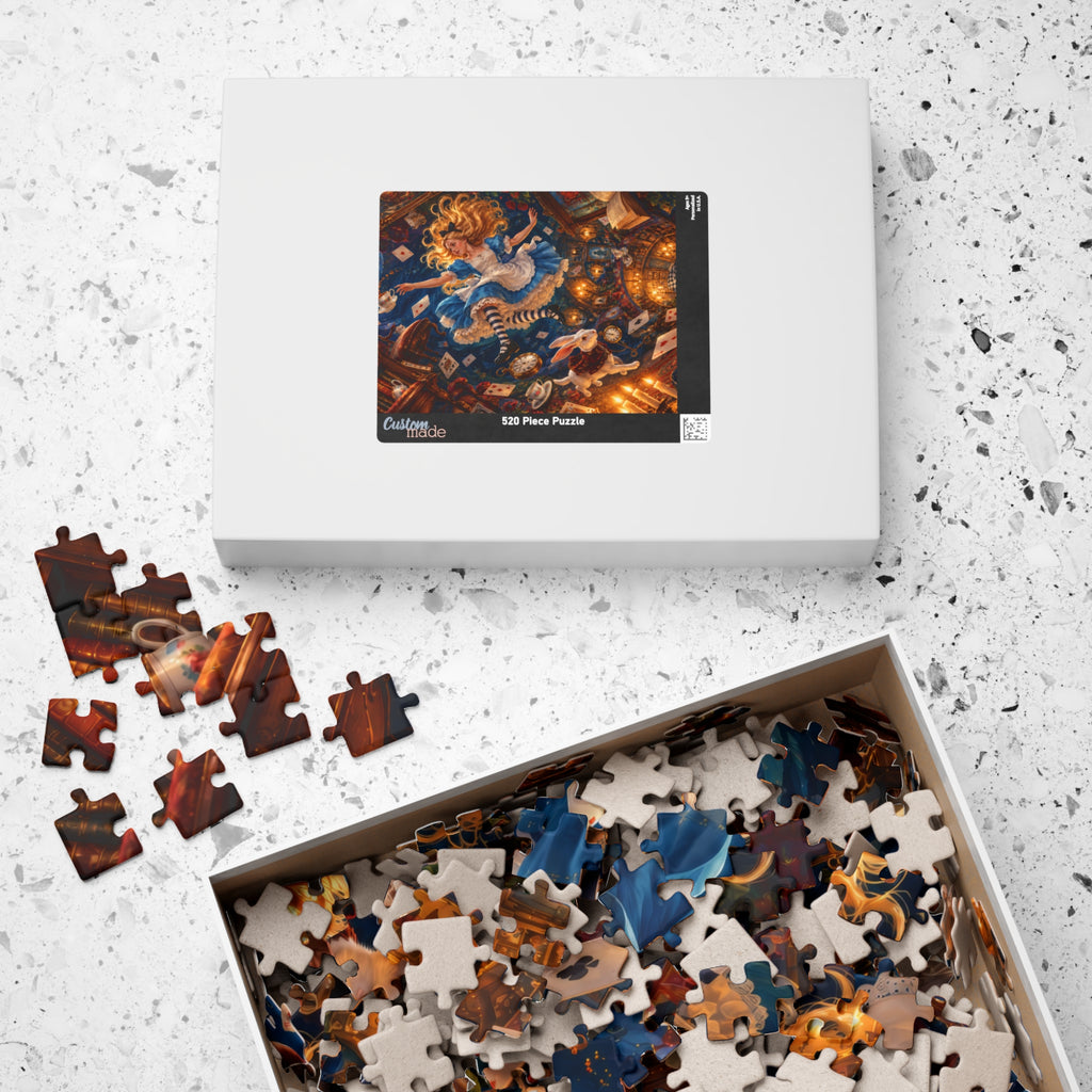 Down the Rabbit Hole | Alice in Wonderland Jigsaw Puzzle | 520 & 1014-Piece Jigsaw
