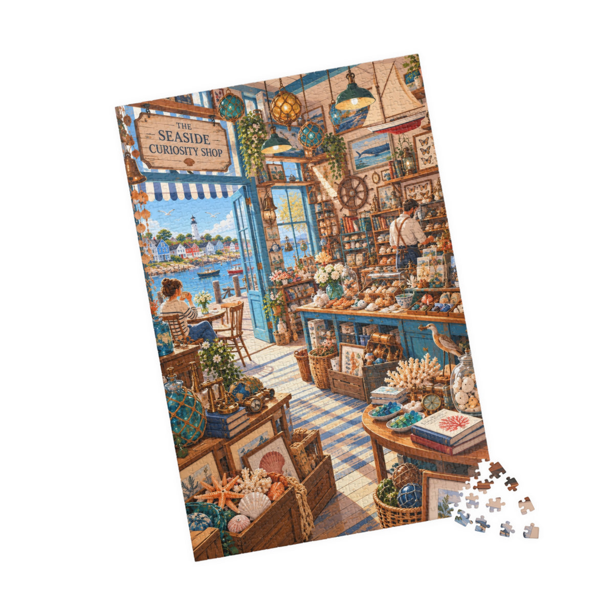 The Seaside Curiosity Shop Jigsaw Puzzle | Coastal Treasure Shop