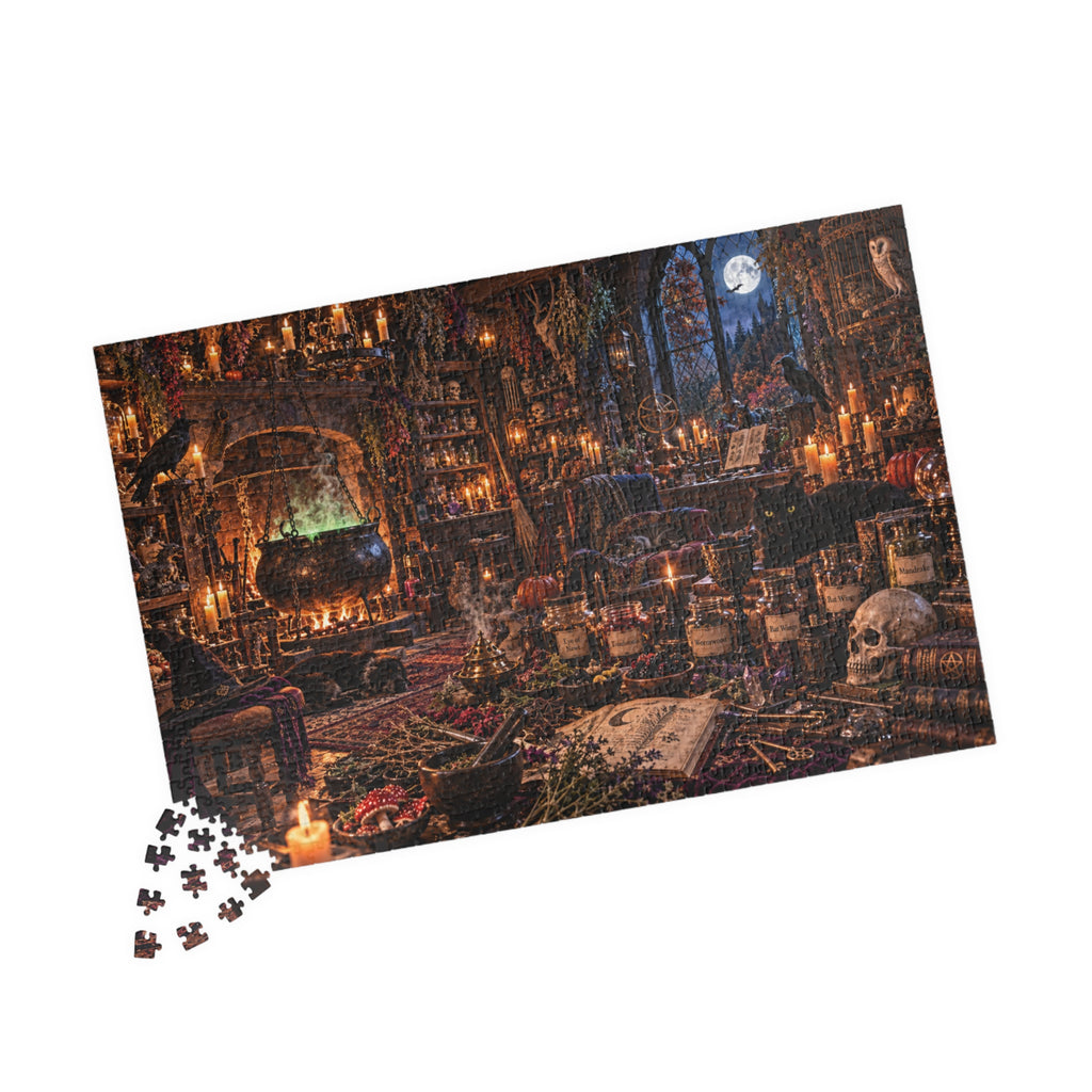 Mystic Witch's Apothecary Puzzle — 1000 Piece Halloween Jigsaw